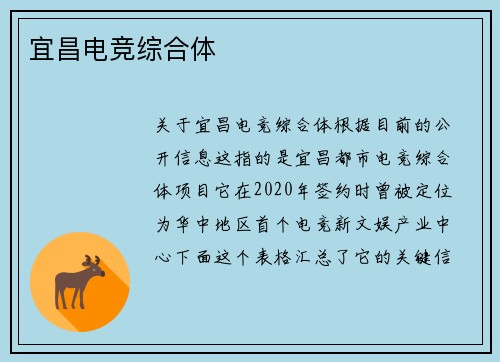 宜昌电竞综合体